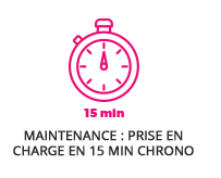 Maintenance : Prise en charge en 15min chrono